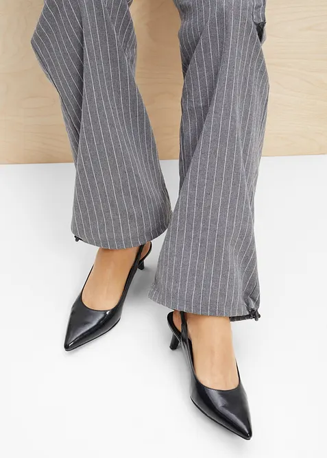 Slingbacks med kitten heels, bonprix