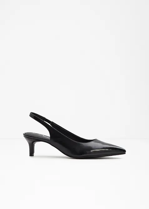 Slingbacks med kitten heels, bonprix