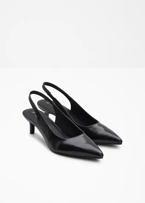 Slingbacks med kitten heels, bonprix