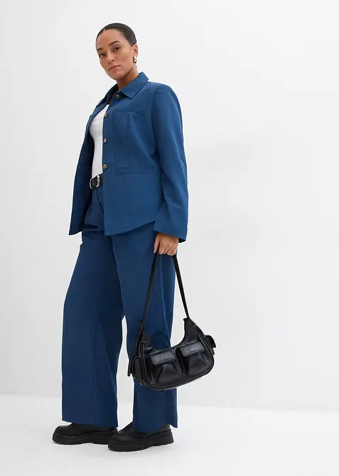 Langermet topp i 100% &oslash;kologisk bomull, bonprix