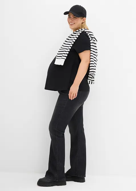 2-i-1-mammatopp i &oslash;kologisk bomull (2-pack), bonprix