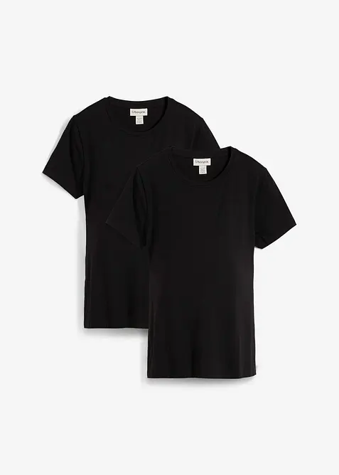 2-i-1-mammatopp i økologisk bomull (2-pack), bonprix