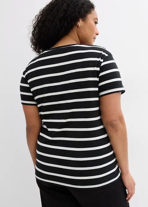 T-skjorte i &oslash;kologisk bomull (2-pack), bonprix