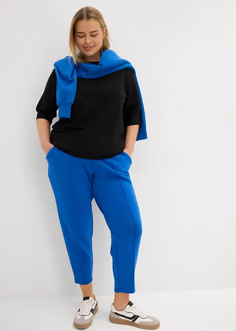 Topp i scuba-materiale og vid modell, bonprix