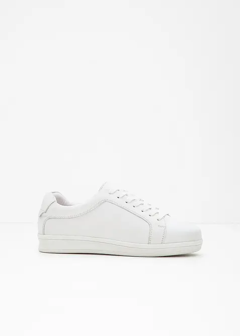 Sneakers i skinn, bonprix