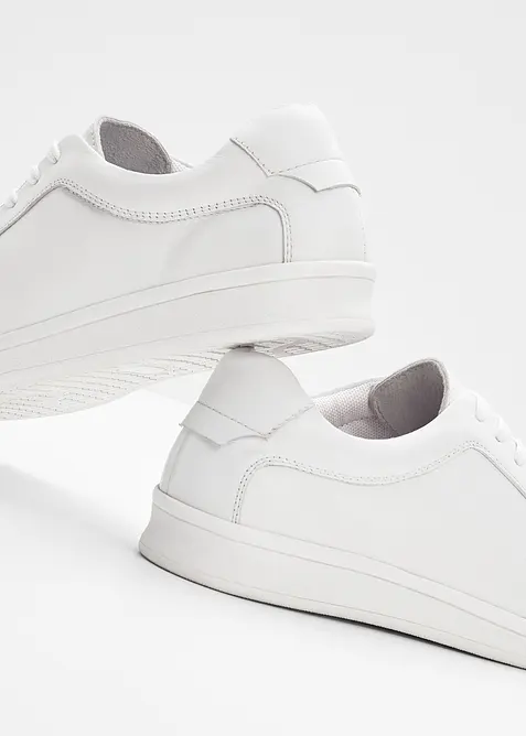 Sneakers i skinn, bonprix
