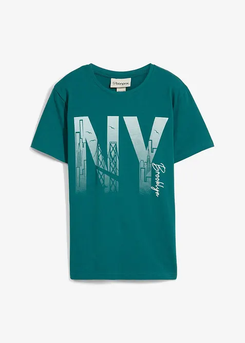 T-skjorte i &oslash;kologisk bomull, bonprix