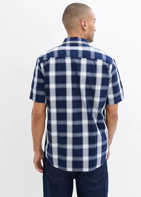 Kortermet skjorte i ren bomull, bonprix