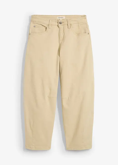 Twillbukse i bomull med stretch, bonprix