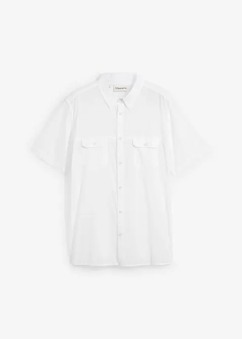 Kortermet skjorte i 100% bomull, bonprix