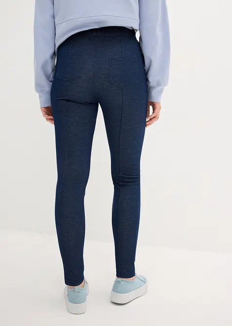 Myke termoleggings i jeanslook, bonprix