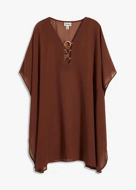 Strandtunika i lett chiffon, bonprix