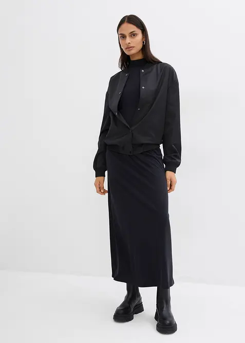 Maxikjole i myk modalmiks, bonprix