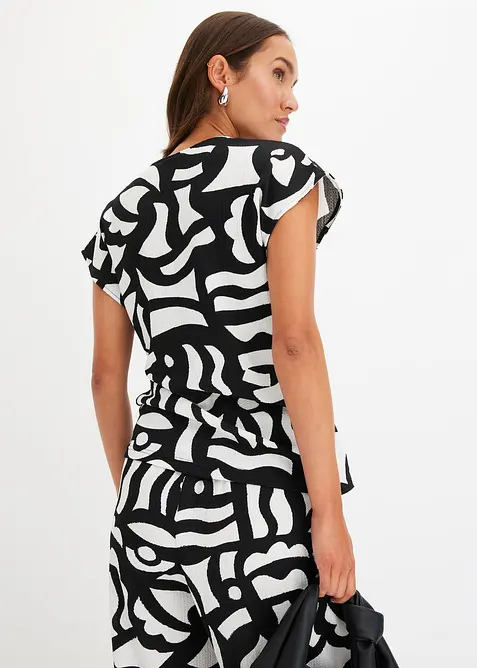 Mønstret topp, bonprix