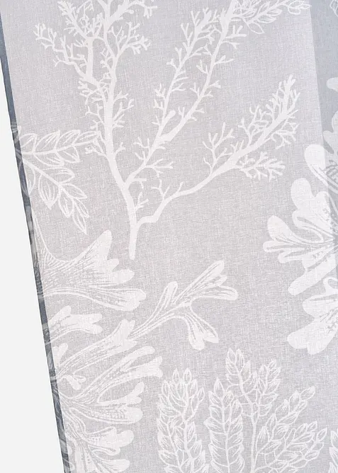 Panelgardin med trykt blomstermønster (1-pack), bonprix