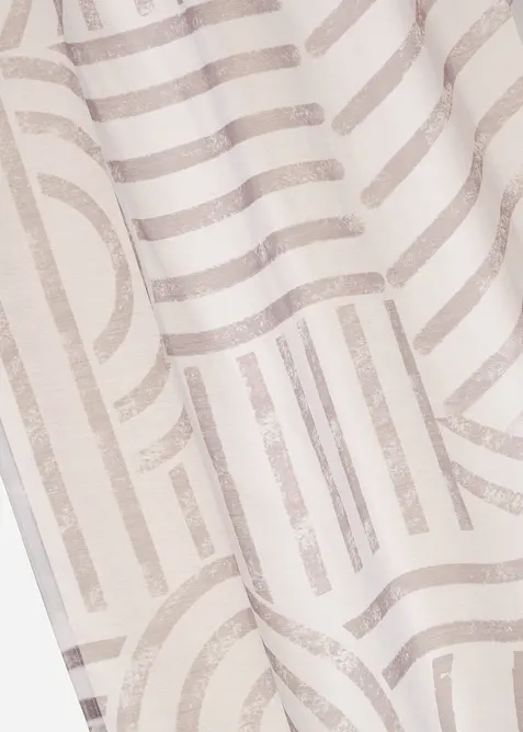 Gardin med grafisk trykk (1-pack), bonprix