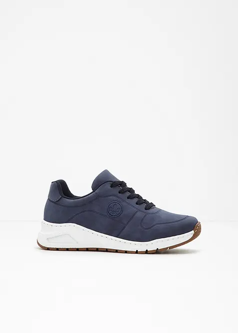 Komfort-sneakers med polstret inners&aring;le fra Rieker, Rieker