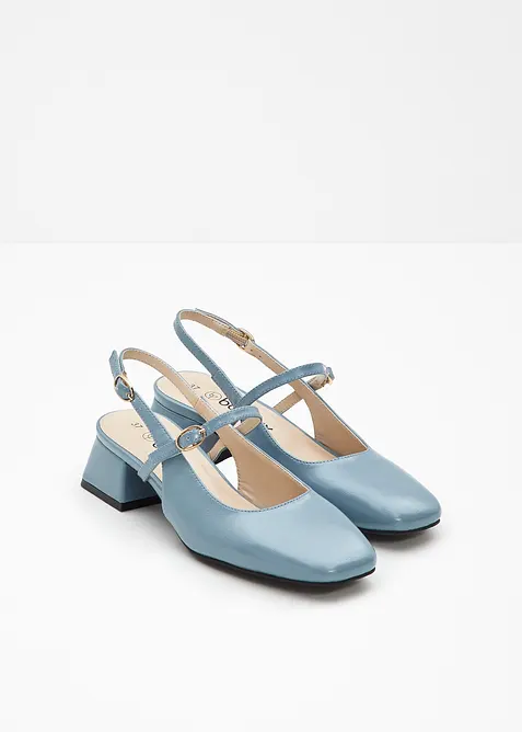 Slingbacks med remmer, bonprix