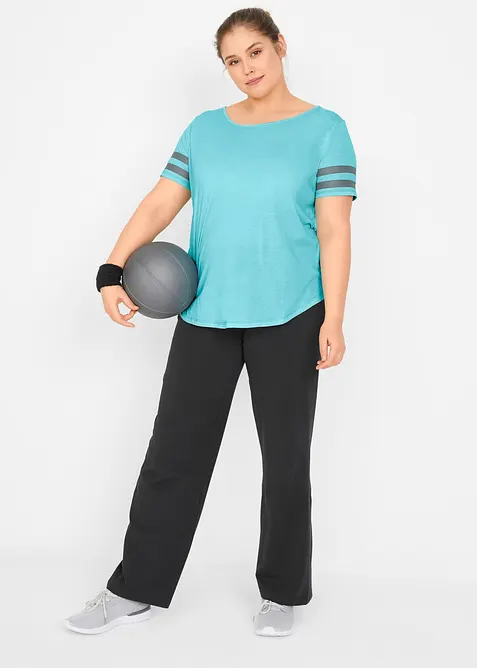 Trikotbukse i bomull med stretch, bonprix