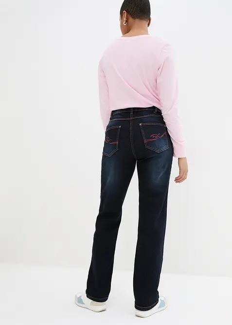 Straight-jeans, Mid Waist, komfortlinning, bonprix
