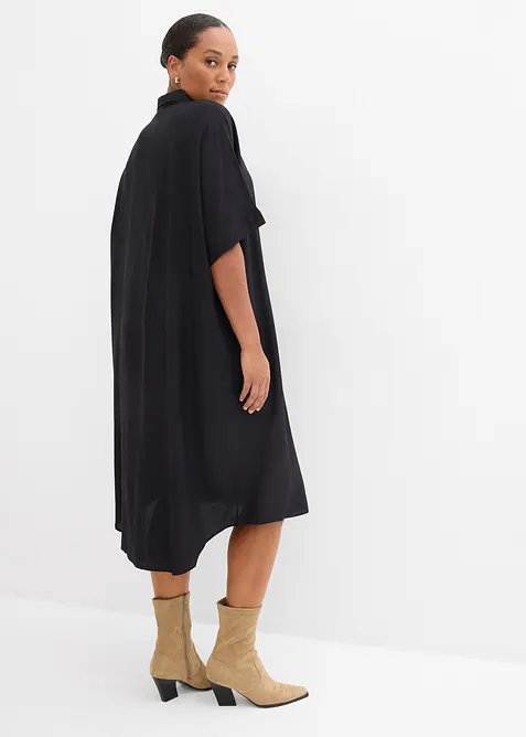 Skjortekjole i fin viskose, bonprix