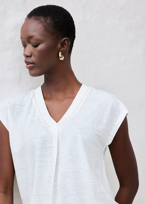 T-skjorte i lin, bonprix