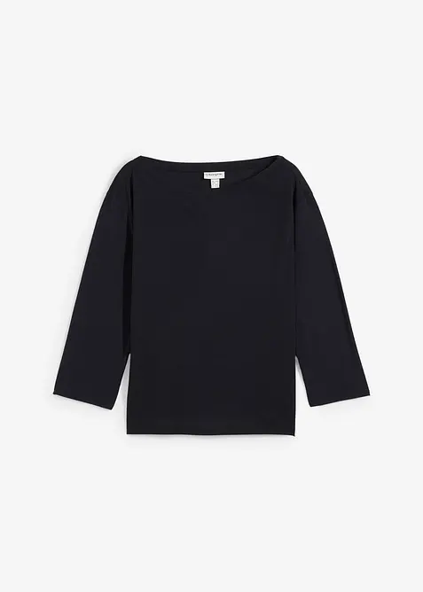 Off shoulder-topp i myk modalmiks, bonprix