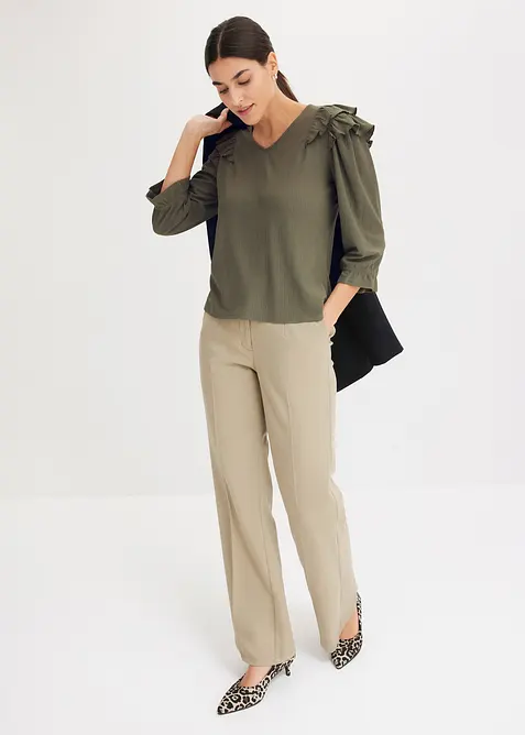 Dressbukse med komfortlinning, bonprix