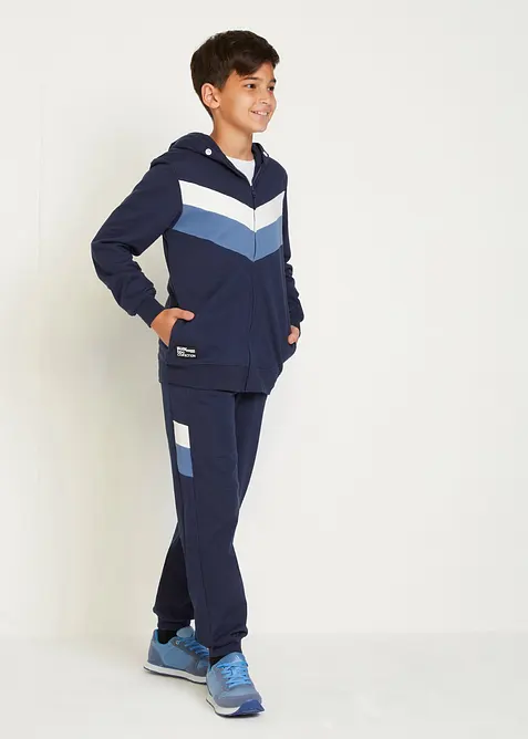 Joggedress i 100% økologisk bomull (2-delt sett), bonprix