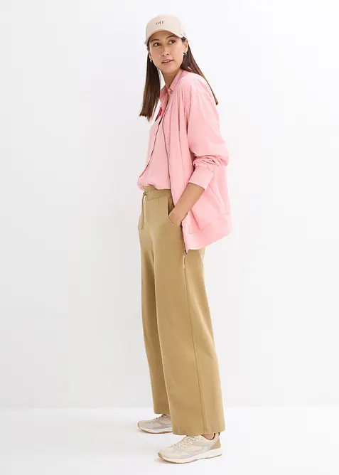 Boxy bluse i lett kreppet materiale, bonprix