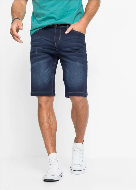 Bermudashorts i sweat-denim med komfortsnitt, Regular Fit, bonprix