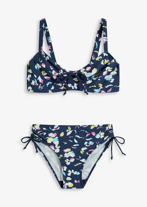 Minimizer-bikini med knytebånd (2-delt sett), bonprix