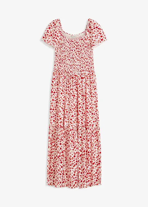 Maxikjole i viskosemiks, bonprix