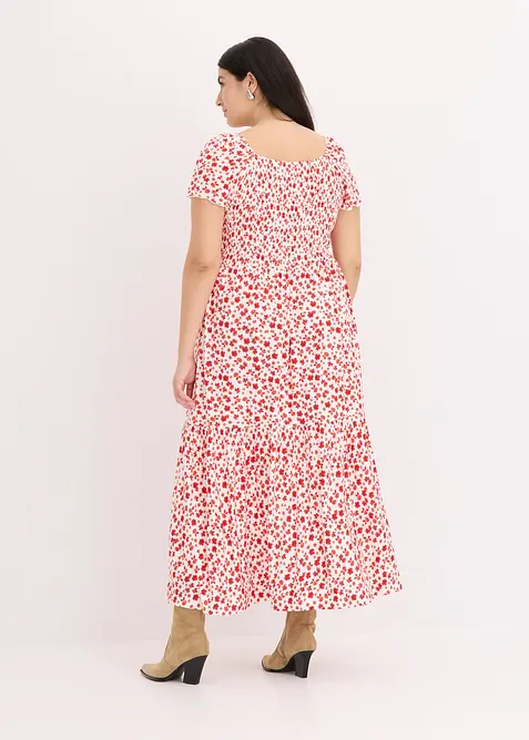 Maxikjole i viskosemiks, bonprix