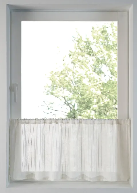 Gardinkappe med fint stripemønster, bonprix