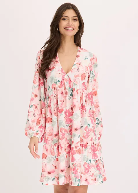 M&oslash;nstret kjole, bonprix