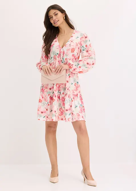 M&oslash;nstret kjole, bonprix