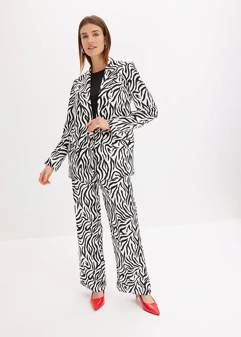 Mønstret blazer, bonprix