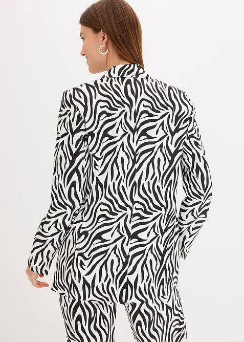 Mønstret blazer, bonprix
