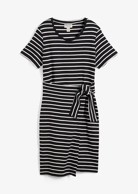 Trikotkjole i ren bomull, bonprix