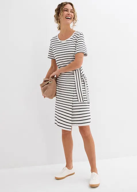 Trikotkjole i ren bomull, bonprix