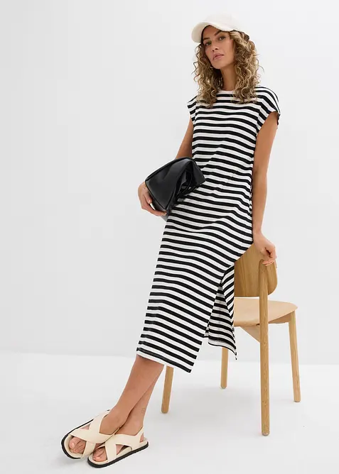 Trikotkjole i ren bomull, bonprix