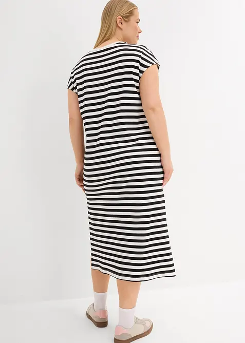 Trikotkjole i ren bomull, bonprix