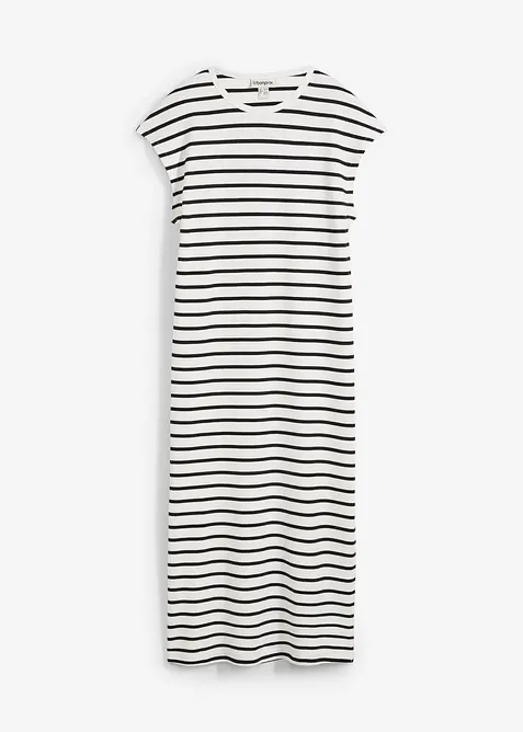 Trikotkjole i ren bomull, bonprix