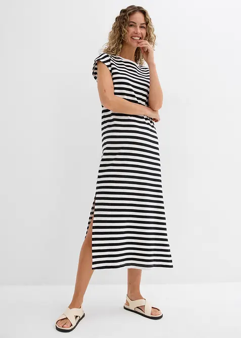 Trikotkjole i ren bomull, bonprix