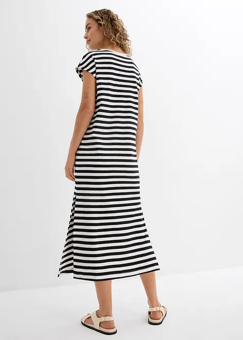 Trikotkjole i ren bomull, bonprix