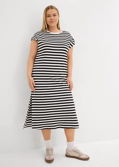 Trikotkjole i ren bomull, bonprix