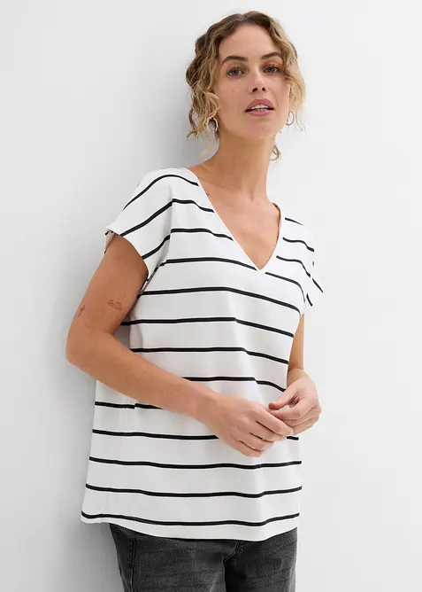 Topp med stripem&oslash;nster, bonprix