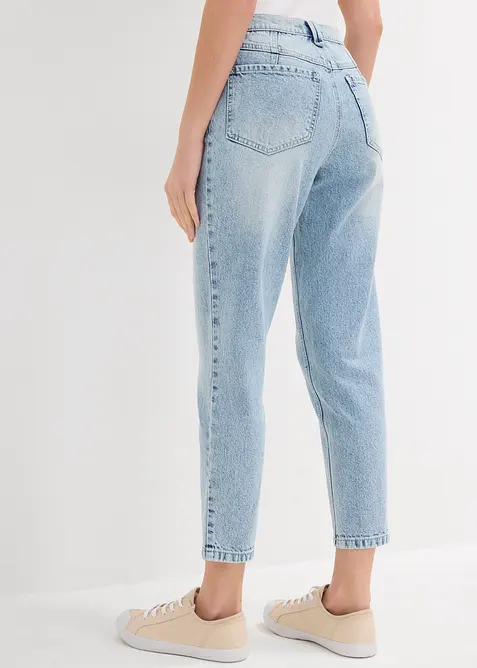 Mom-jeans High Waist, Low Stretch cropped, bonprix