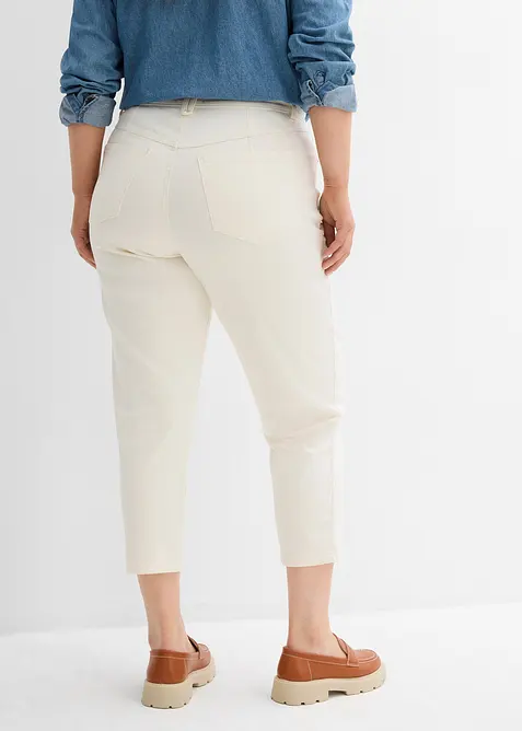 Mom-jeans High Waist, Low Stretch cropped, bonprix